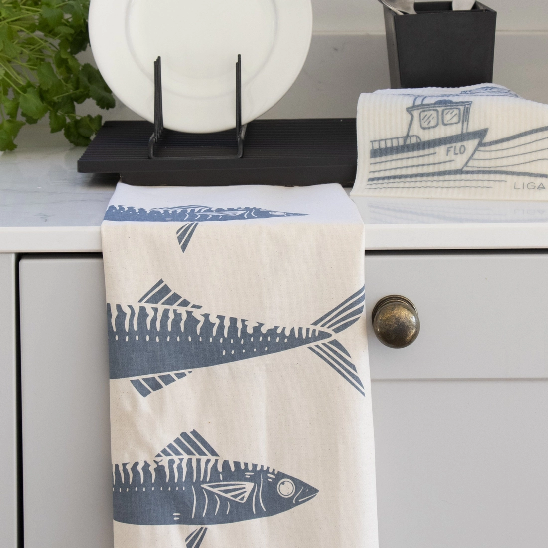 Tea Towel Fish Ottolenghi - Gourmet Brands main image 1