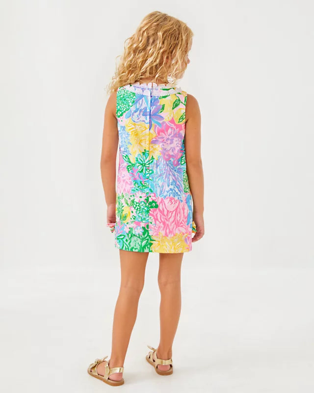 Lilly Pulitzer Girls Little Lilly Classic Shift Dress Multi Bright Del –  Fenwick Float-ors
