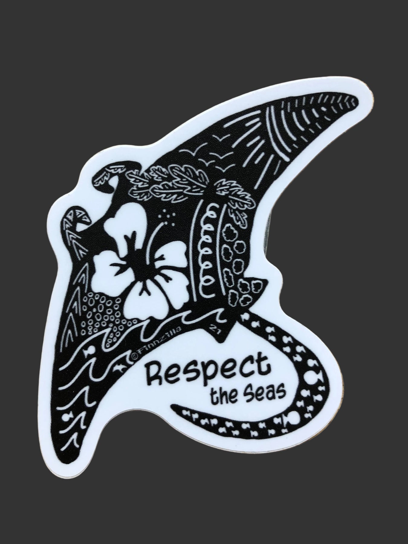 Respect the Seas Sticker – Fenwick Float-ors