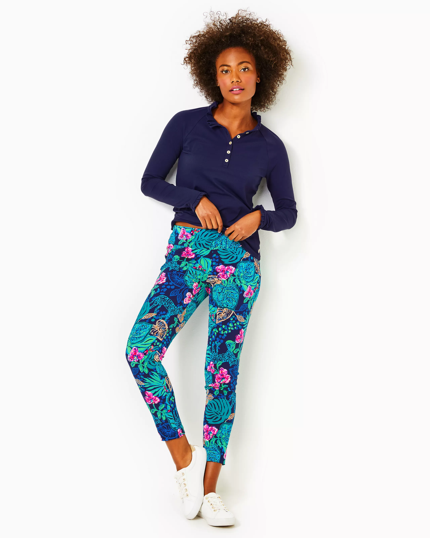 Lilly Pulitzer UPF 50+ Luxletic South Beach High Rise Cropped Legging –  Fenwick Float-ors