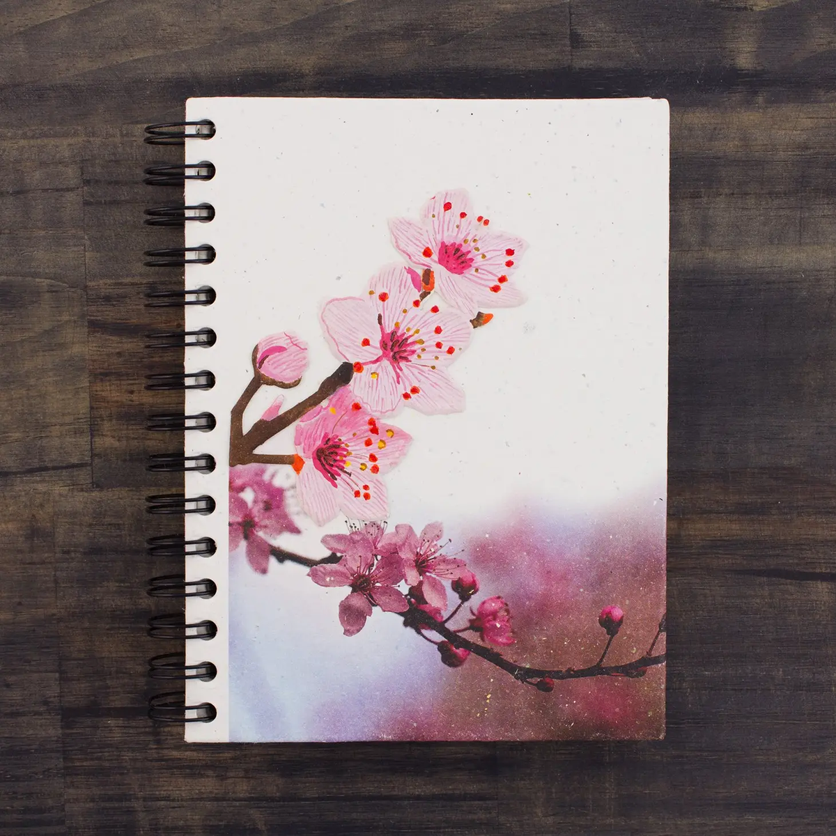 Cherry Blossoms Large Recycled Notebook – Fenwick Float-ors