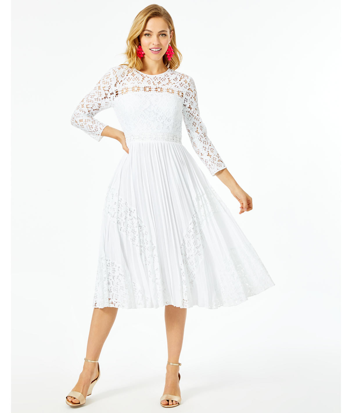 FINAL SALE - Lilly Pulitzer Aiden Midi Dress - Resort White Fenwick Float-ors FINAL SALE - Lilly Pulitzer Aiden Midi Dress - Resort White Fenwick Float-ors