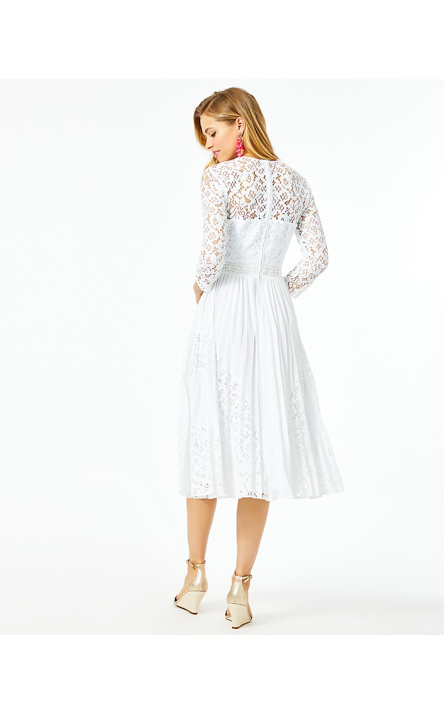 open lace back dress FINAL SALE - Lilly Pulitzer Aiden Midi Dress