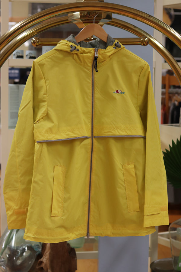 Women's Fenwick Float-ors New Englander Rain Jacket in Buttercup Yellow